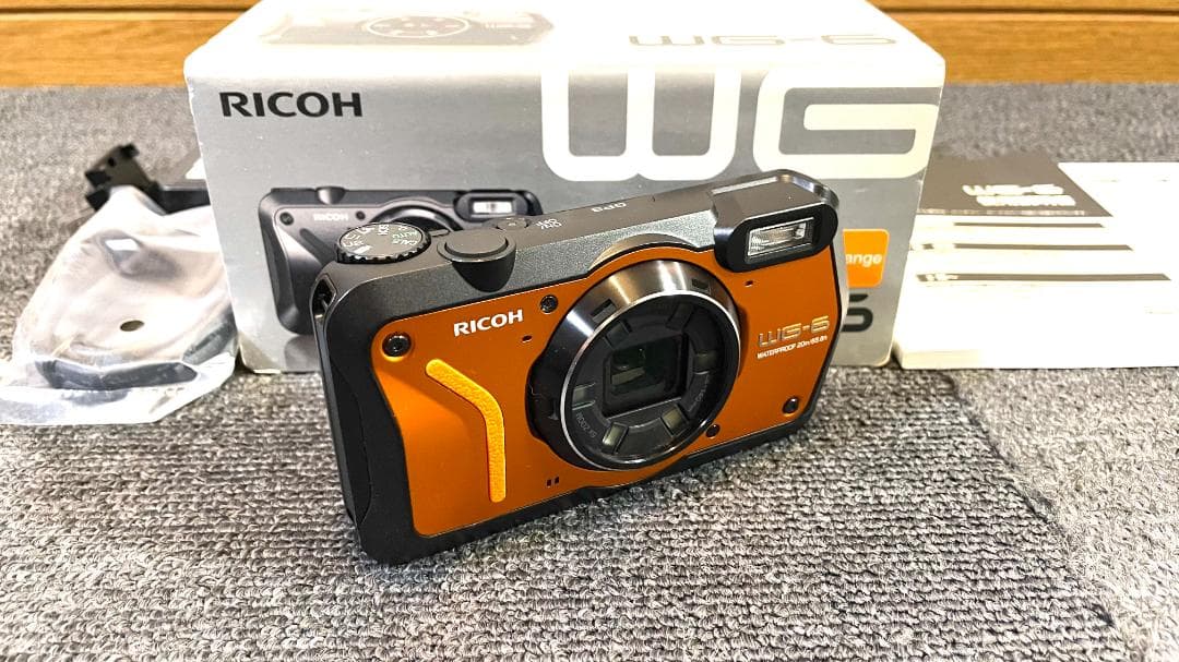 RICOH WG-6 防水デジタルカメラ(オレンジ)