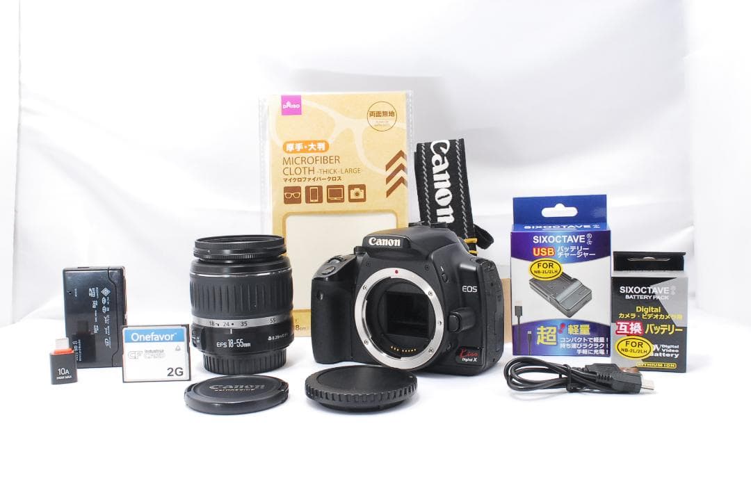 ⭐Canon kiss digital X　一眼レフデビュー応援・スマホ転送可‼
