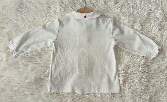 ファミリア　チェックワンピース　ブラウス　タイツ　セット売り　80