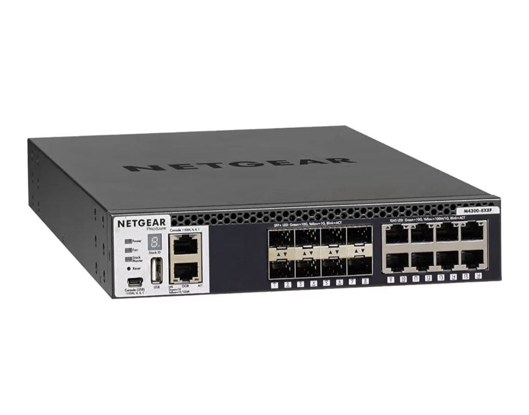 新品未開封NETGEAR M4300-8X8F XSM4316S 10Gスイッチ