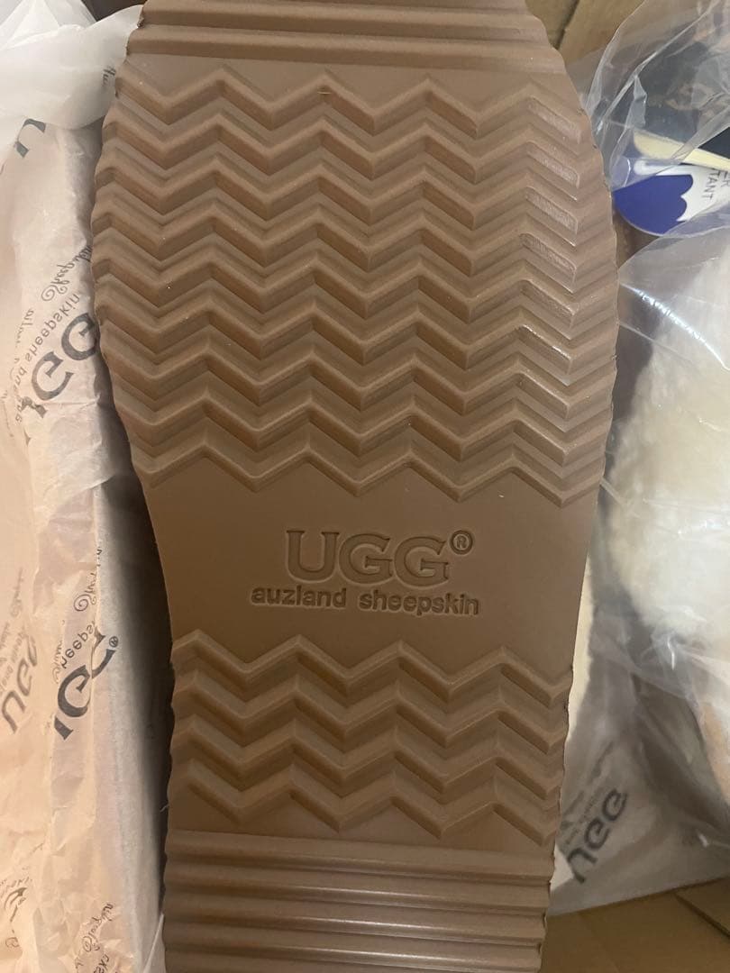 ムートンブーツ ベージュ