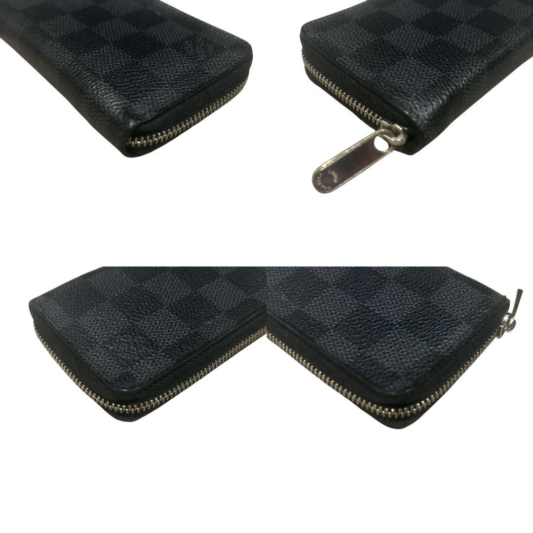美品 ルイヴィトン ダミエ グラフィット ジッピーパース 小銭 カード入れ