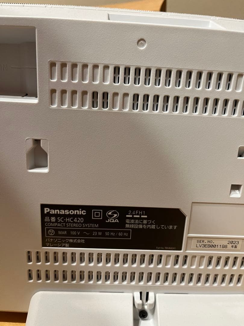 【美品】Panasonic SC-HC420 コンパクトステレオシステム
