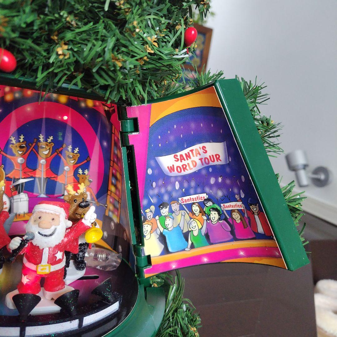 海外アンティーク 人感センサー クリスマスツリー ダンシング&ソング 扉難あり