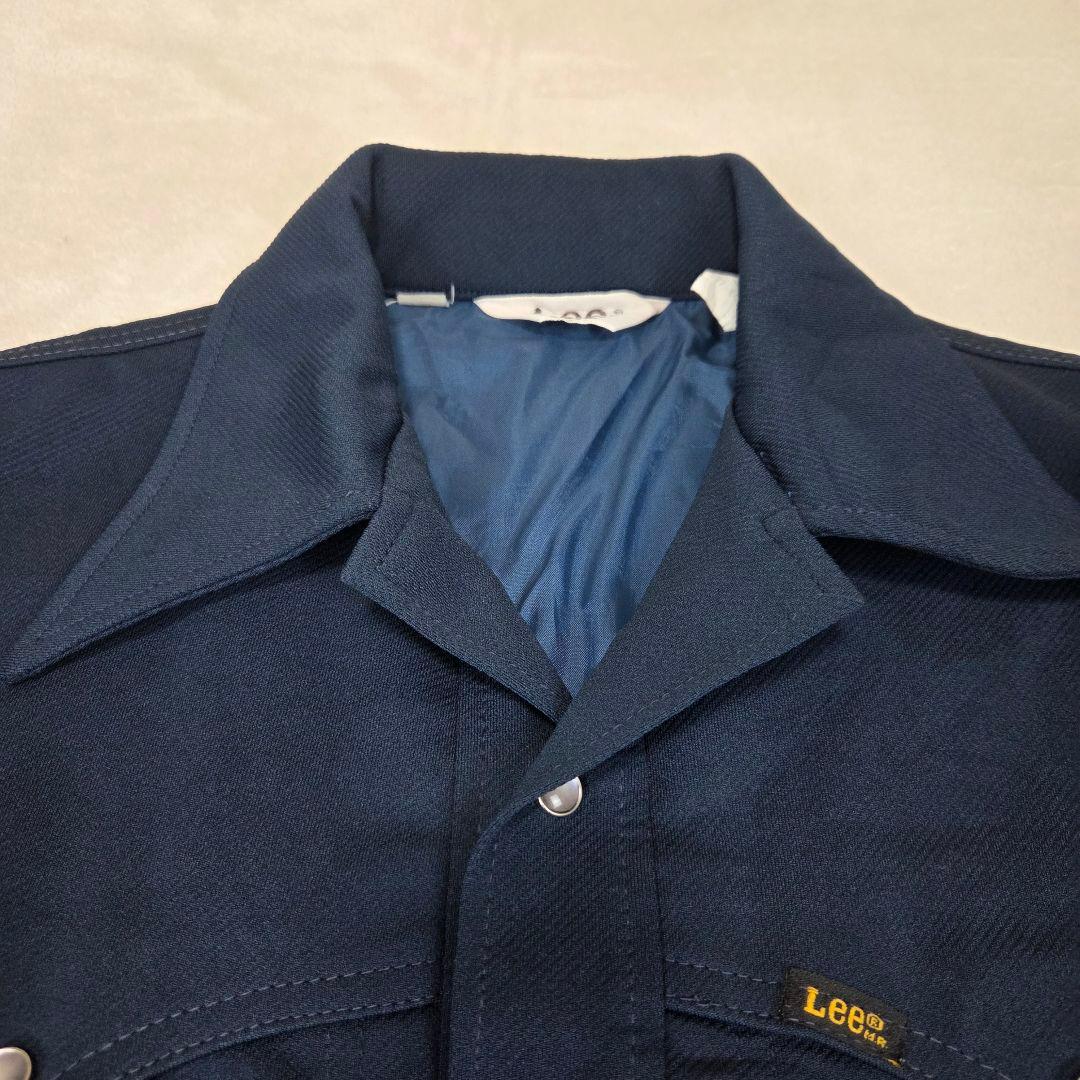 Lee USA製 70s ウエスタン シャツ ネイビー M 希少