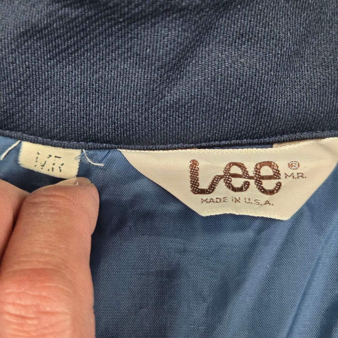 Lee USA製 70s ウエスタン シャツ ネイビー M 希少
