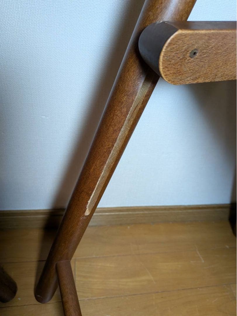 ■送料込■無印 折りたたみデスク 2脚 イス 木製コンパクトテーブル椅子チェア