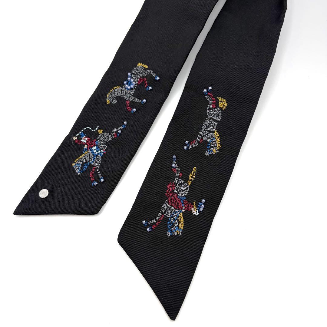 ⭐️美品⭐️ エルメス シュシュ ベッラ ナイトパラード 馬 刺繍