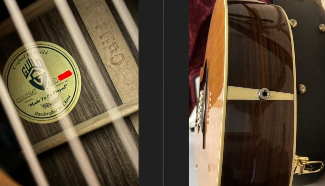 希少　GUILD ギルド F-130RCE オール単板　fishman エレアコ