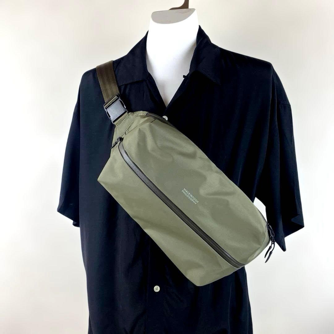 【極美品】MACKINTOSH PHILOSOPHY ハービストンボディバッグ