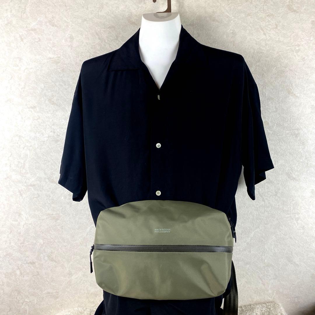【極美品】MACKINTOSH PHILOSOPHY ハービストンボディバッグ