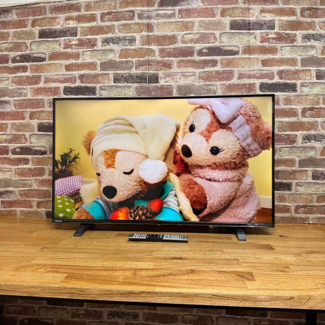 東芝 43V型 4Kチューナー内蔵 液晶テレビ 43C350X ネット動画対応