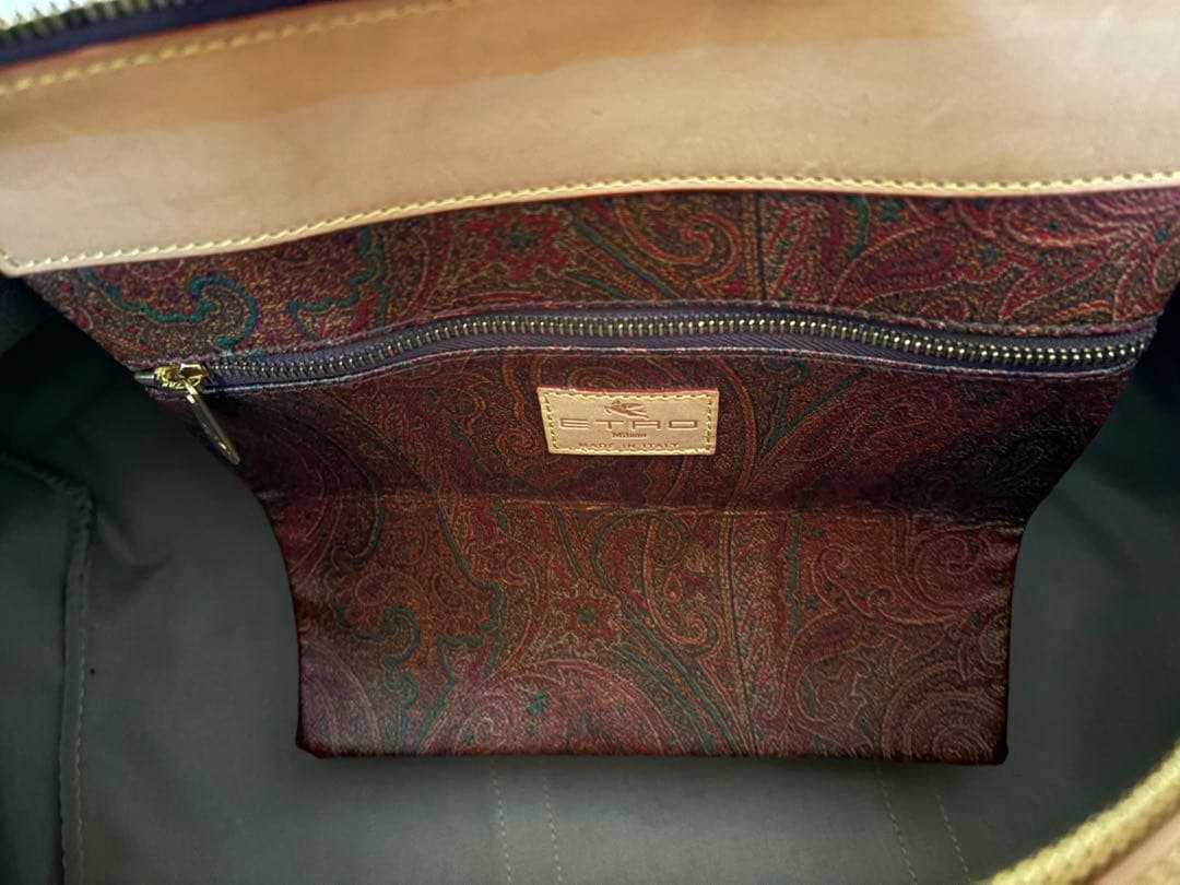 ETRO エトロ ボストンバッグ ペイズリー柄