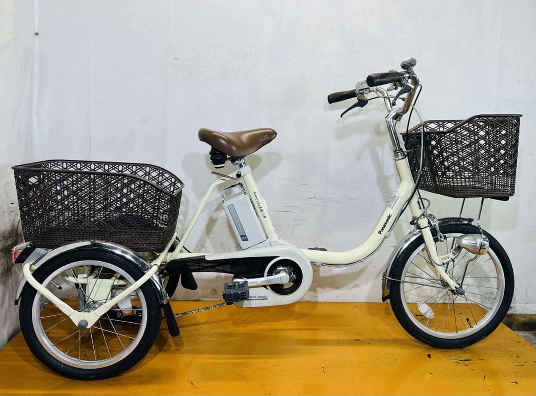 送料無料条件付き　パナソニック 電動アシスト三輪車 中古車