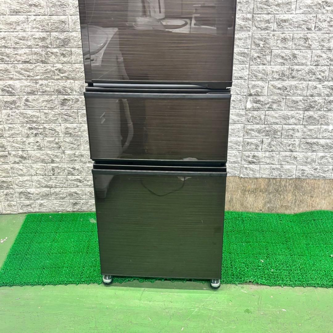 503 三菱　大型冷蔵庫　300L 以上　小型　家庭用　自動製氷　ブラウンカラー