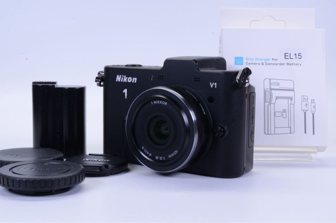 Nikon 1 V1 ブラック 10mm単焦点レンズセット｜ショット数1209回