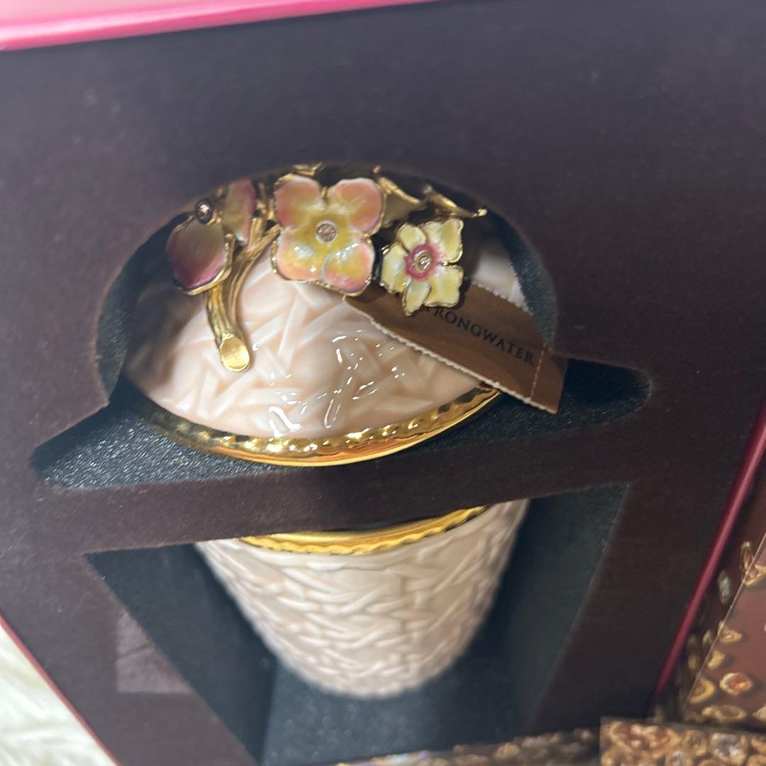 未使用　Jay Strongwater ライリー アジサイ フローラキャンドル