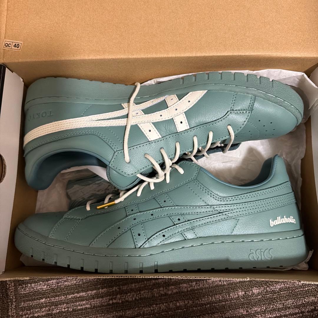 ジ*ン様 ASICS ballaholic グリーンスニーカー