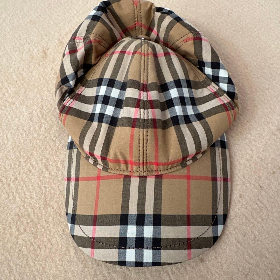 BURBERRY チェック柄 ベースボールキャップ M/L