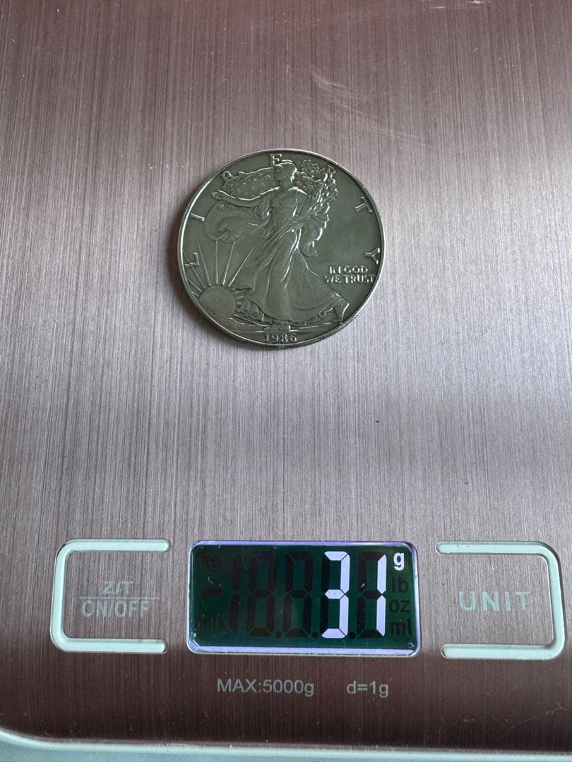 純銀 アメリカン イーグル銀貨 ウォーキングリバティ 1オンス 初年度