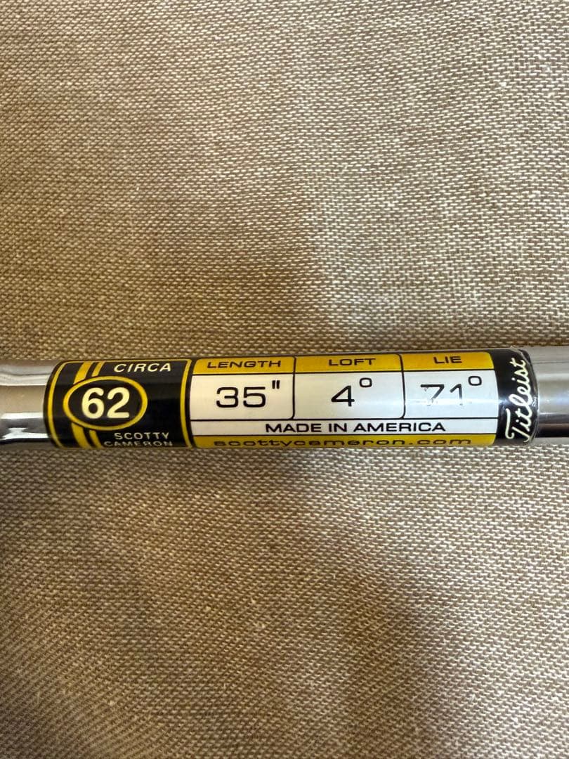 スコッティキャメロン CIRCA 62 No5 1st of 500