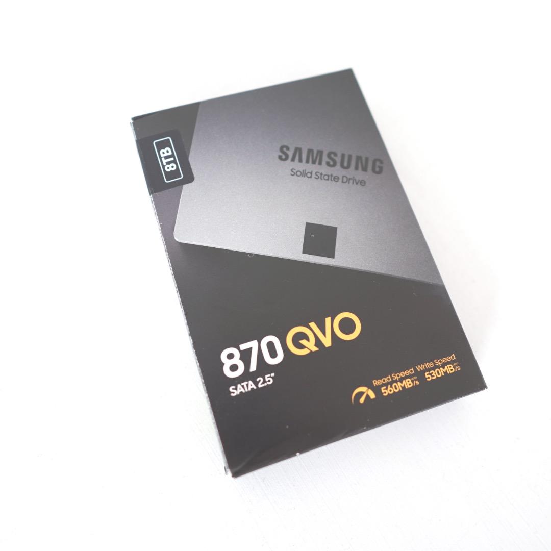 【新品】Samsung 870 QVO 8TB SSD MZ-77Q8T0B