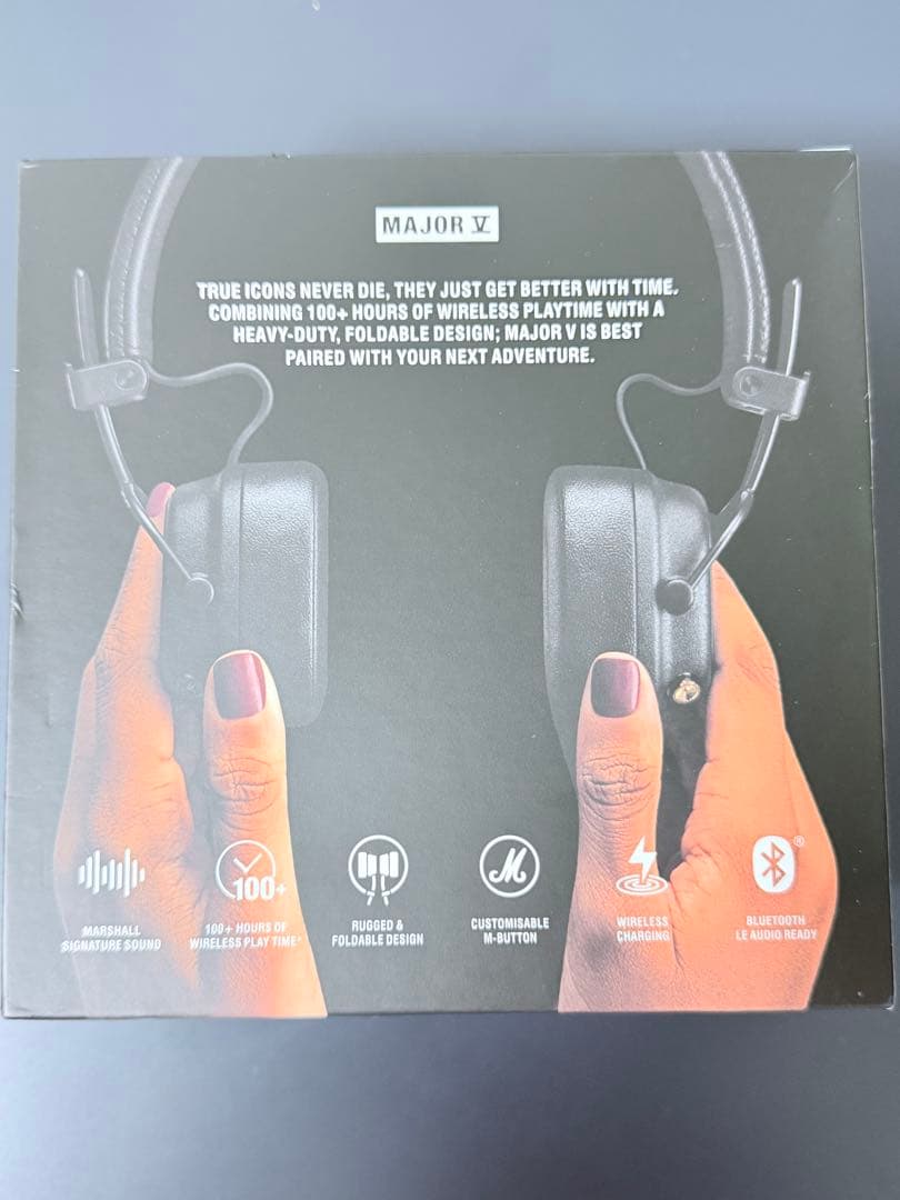 Marshall Major V ワイヤレスヘッドフォンブラック