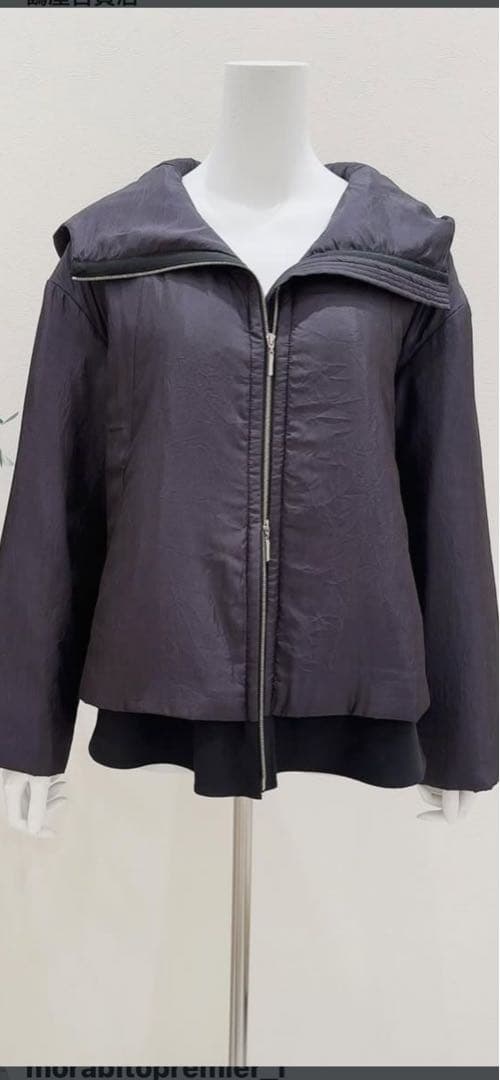 MORABITO PREMIER モラビトプルミエ　ナイロントリコットブルゾン