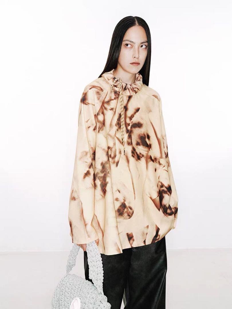 V*6様 NUTEMPEROR ドローストリング錆びグラフィックロングスリーブス