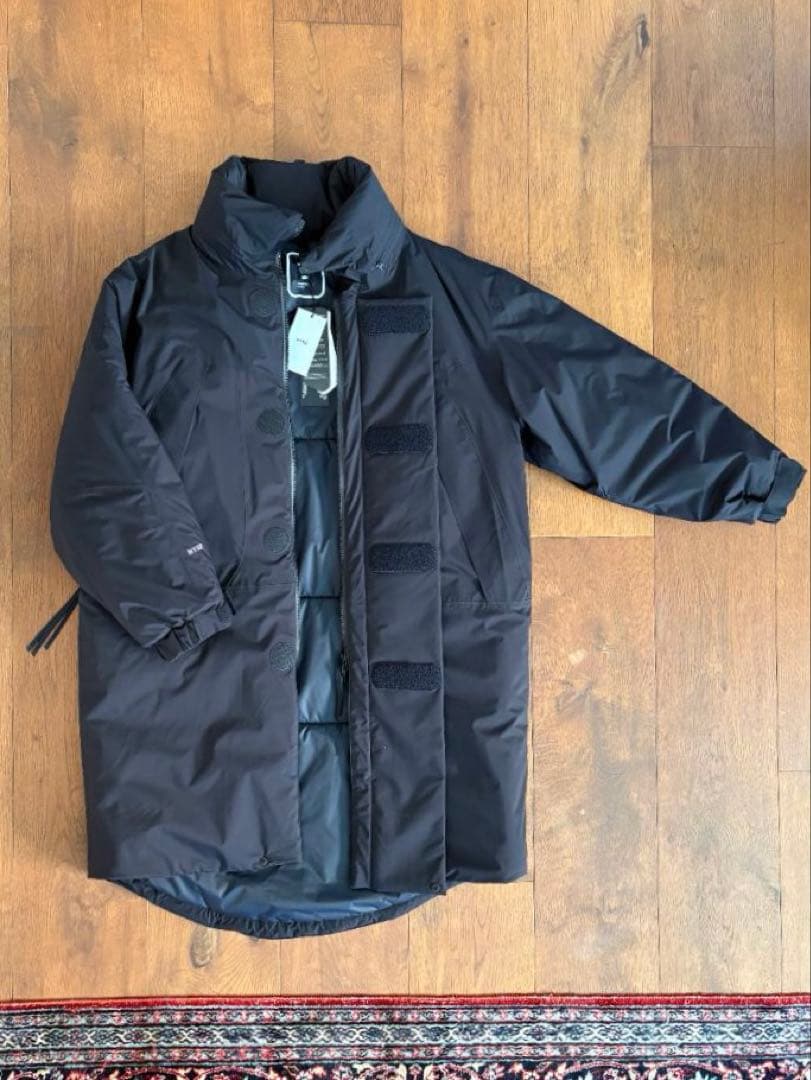 【新品タグ付】25AW HYKE PERTEX PUFF PARKA 黒サイズ1