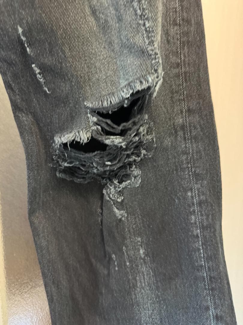 パンツ Balenciaga Destroyed Knee Baggy Jeans S