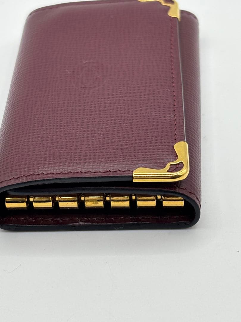 美品　Cartier　カルティエ　マストライン　６連キーケース　ゴールド金具