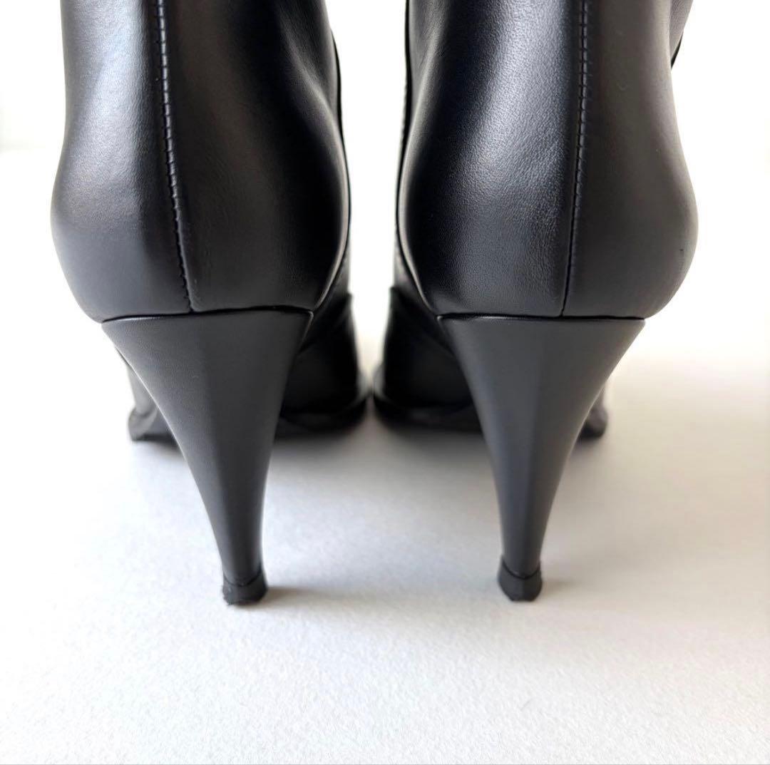 NINARICCI ニナリッチ ウエスタン ブーツ ピンヒール レザー 本革