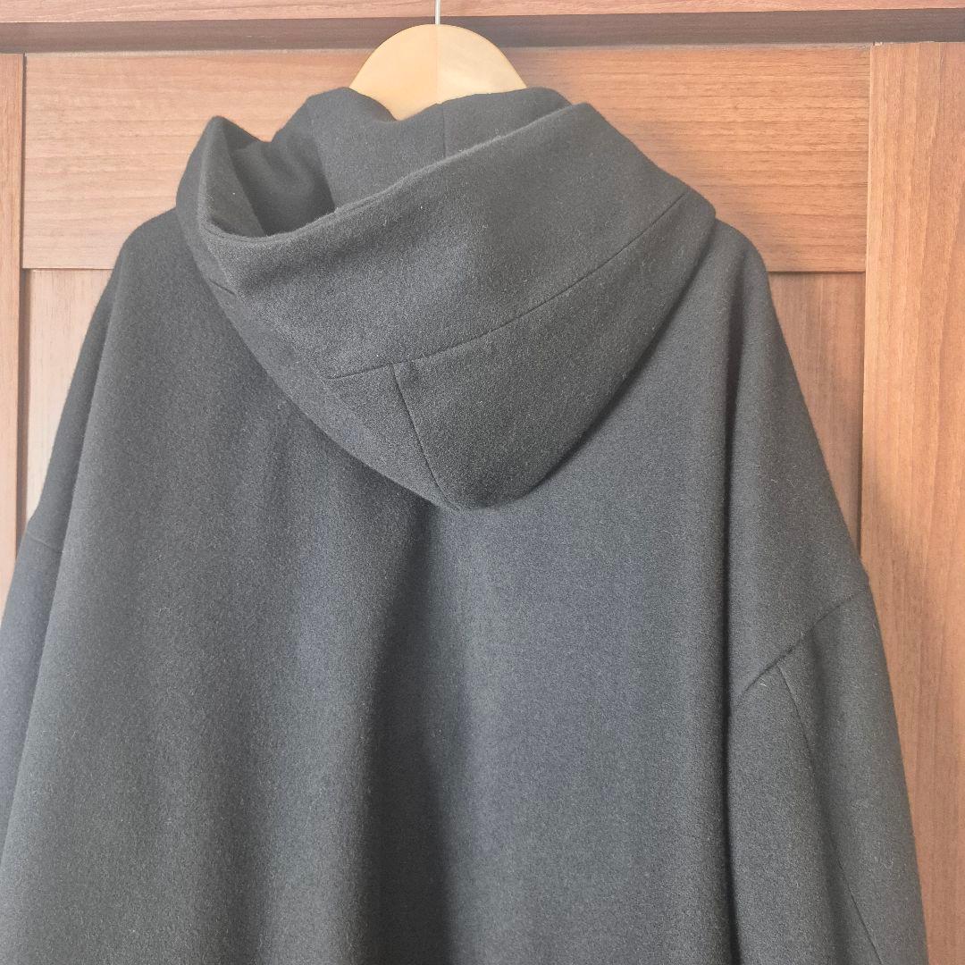 Dulcamara ドゥルカマラ メルトンダッフルショートCT 黒 ユニセックス