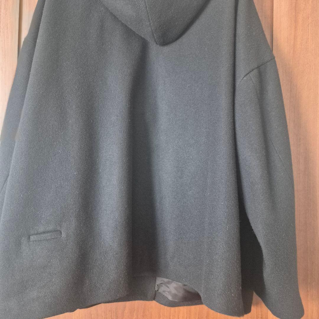 Dulcamara ドゥルカマラ メルトンダッフルショートCT 黒 ユニセックス