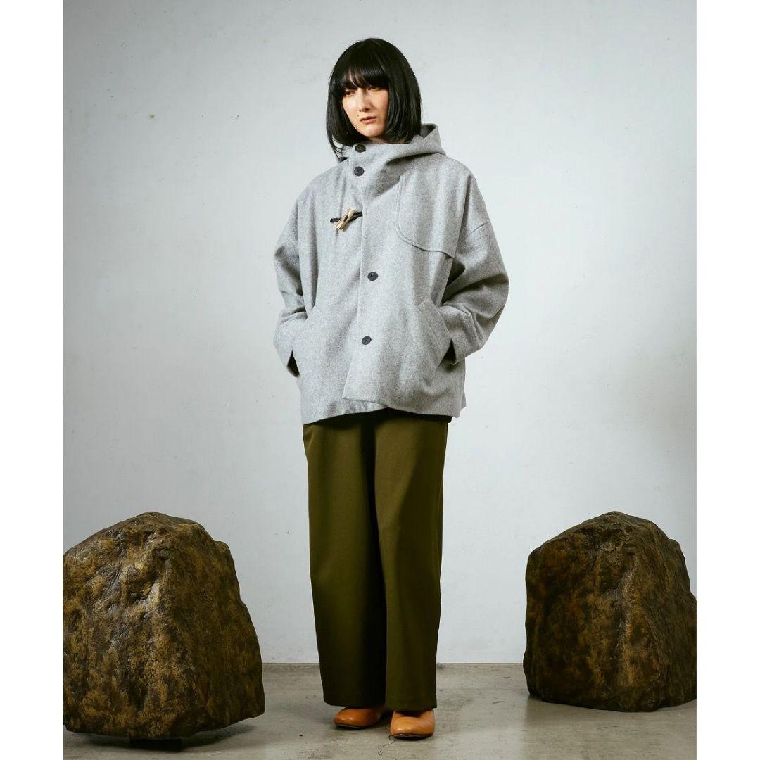 Dulcamara ドゥルカマラ メルトンダッフルショートCT 黒 ユニセックス