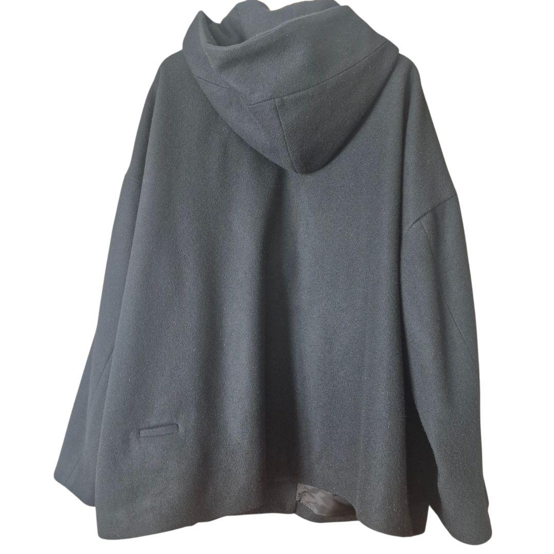 Dulcamara ドゥルカマラ メルトンダッフルショートCT 黒 ユニセックス