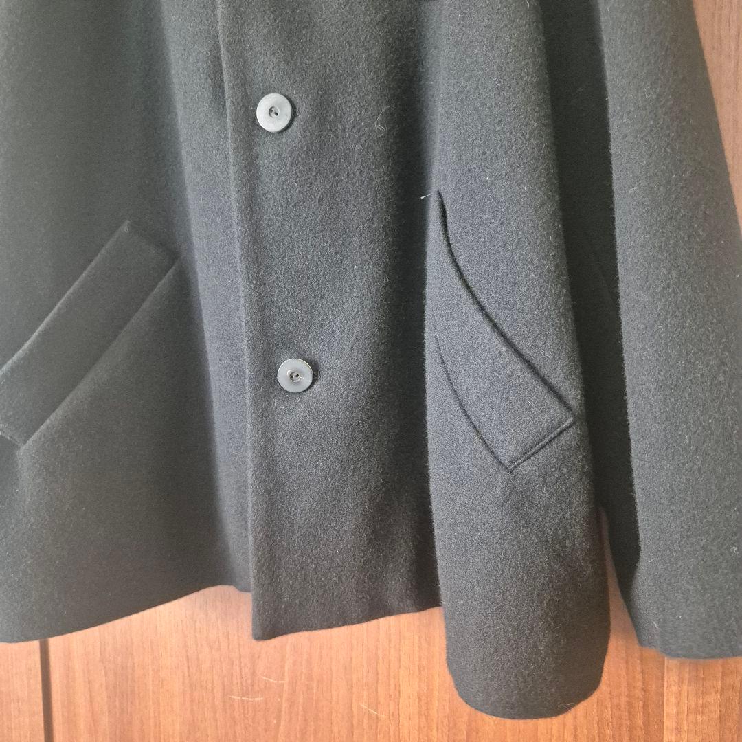 Dulcamara ドゥルカマラ メルトンダッフルショートCT 黒 ユニセックス