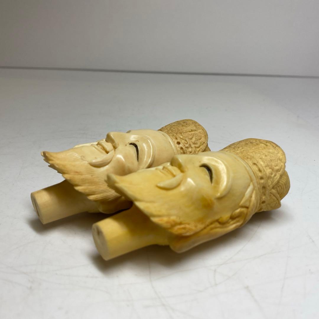 極上　仏頭2点　188g 約8.4㎝　東さ8-0120☆2F