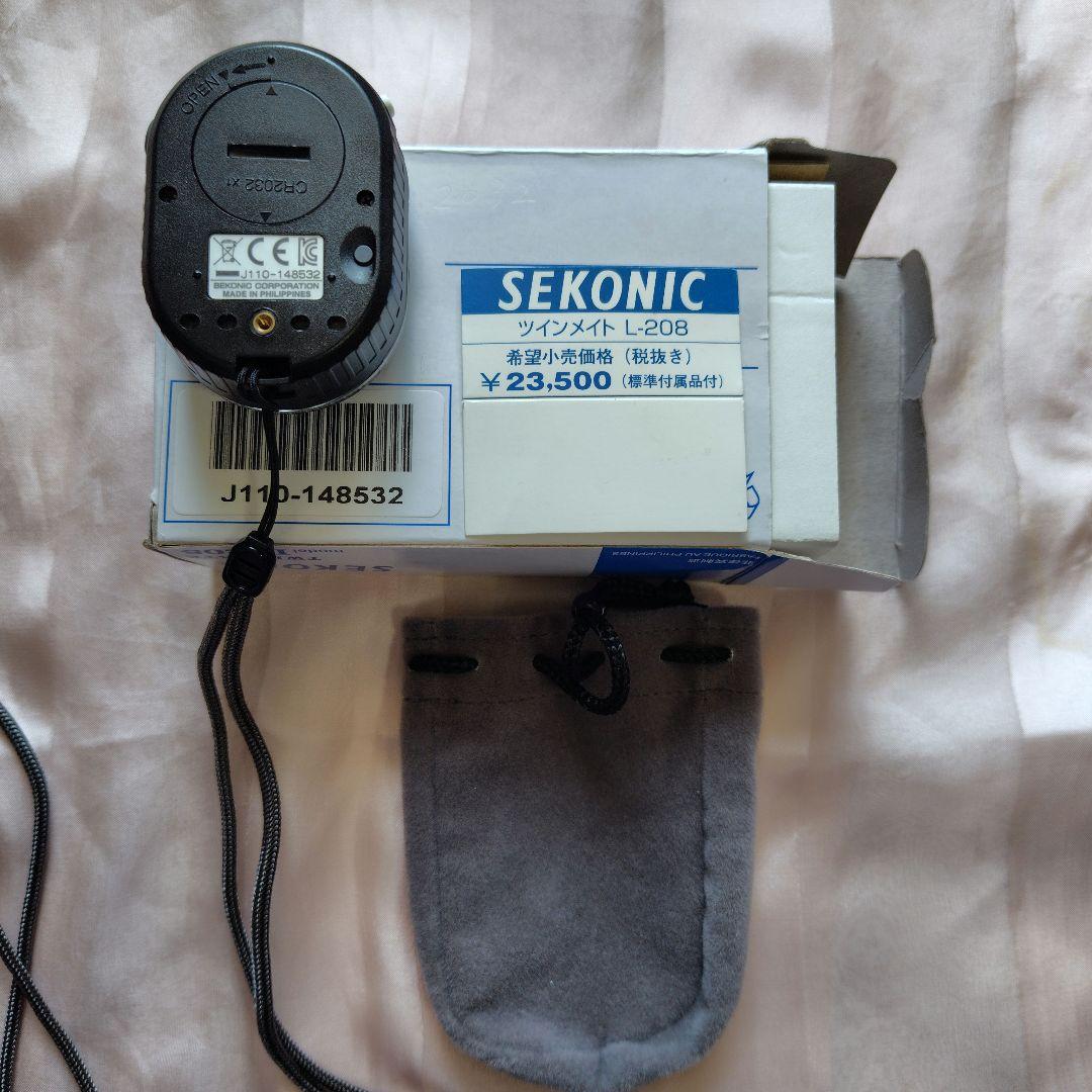 早い者勝　SEKONIC TWINMATE L-208 露出計　新同　完全稼働