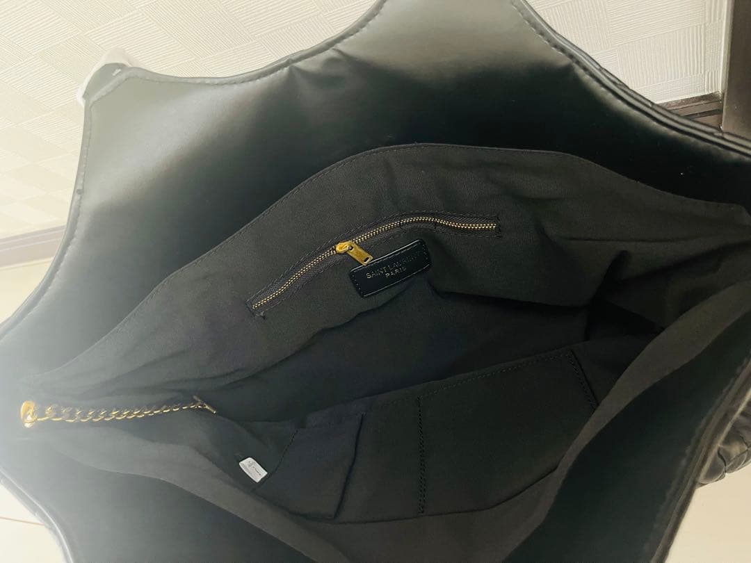 YSL キルティング ブラック マザーズバッグ