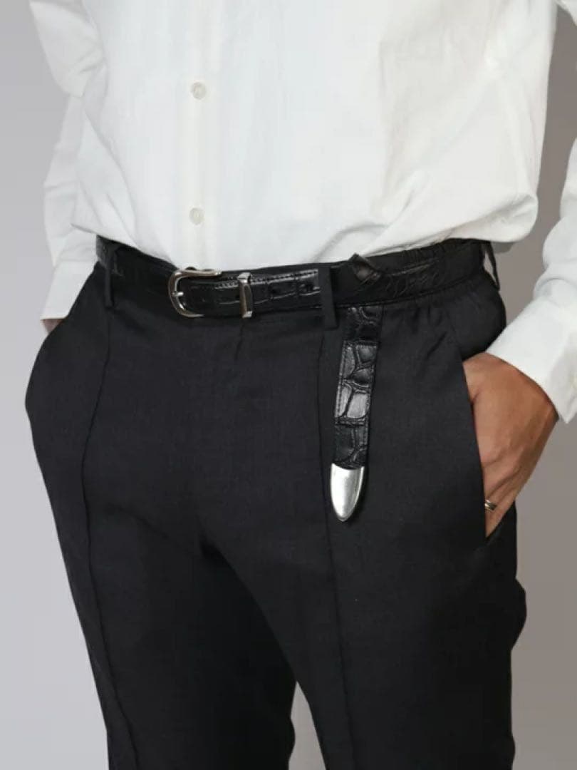 THE SOLE⭐️クロコダイルベルト‼️試着程度⭐️定価70,000円⭐️破格‼️