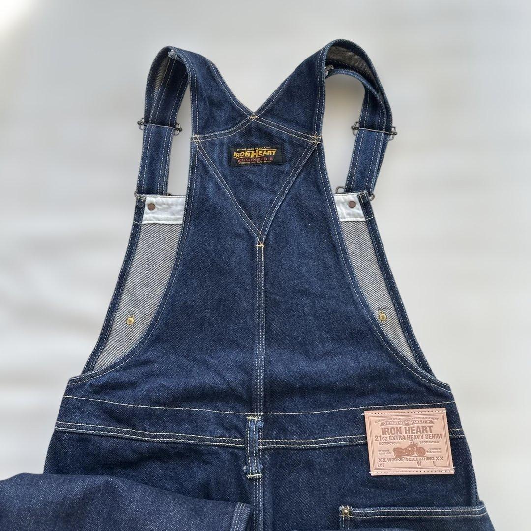 アイアンハートメンズデニム　オーバーオール
