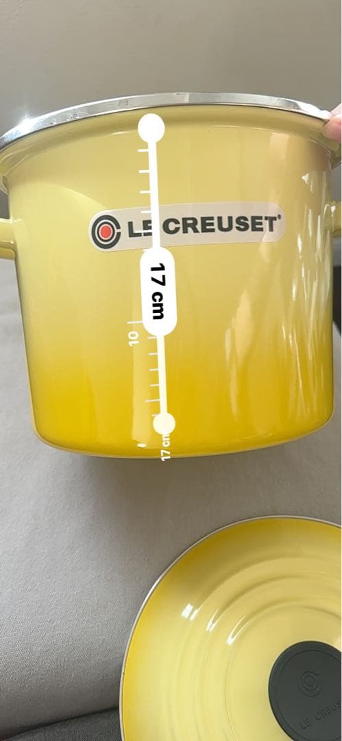 美品 ル・クルーゼ　ストックポット　ソレイユ　5.7L