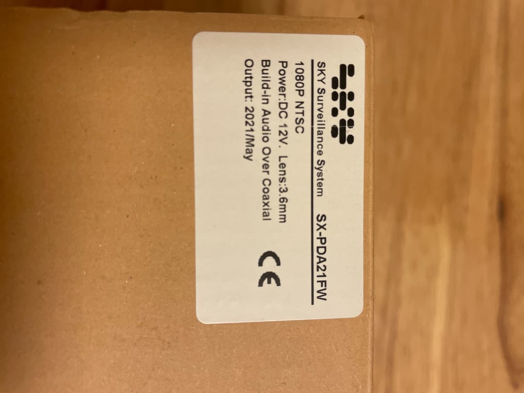 屋内用防犯カメラ　SKY Surveillance System