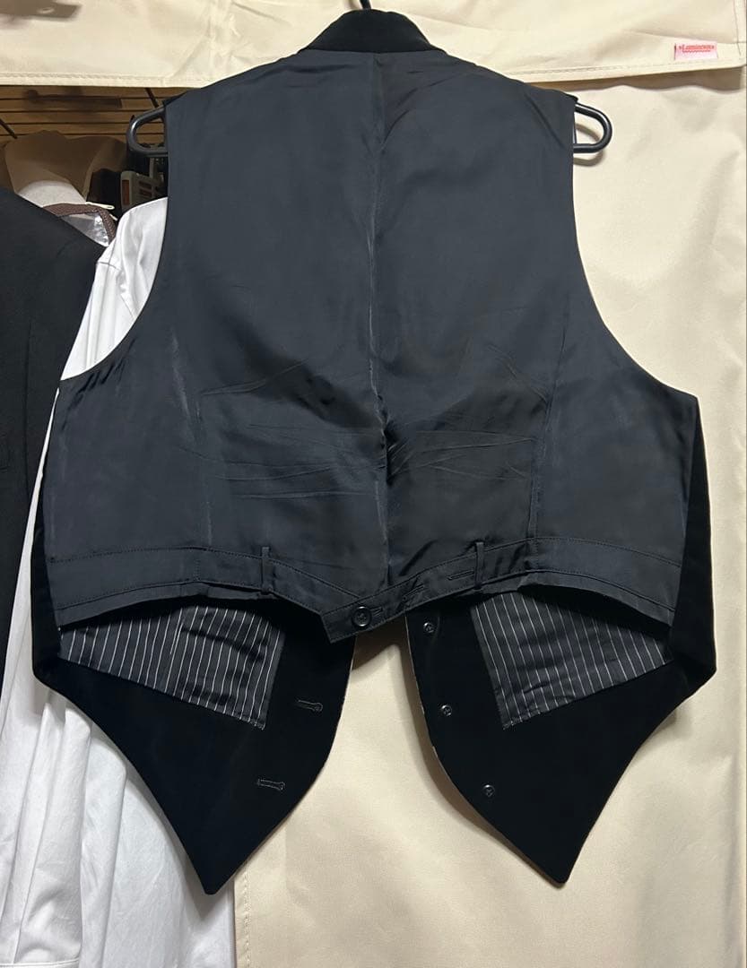 ヨウジヤマモト プールオム 22aw 綾織別珍染ベスト