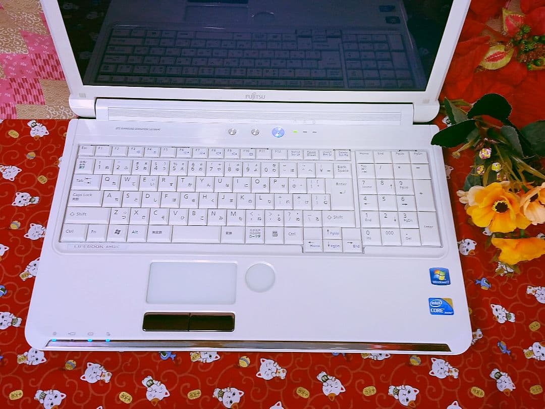 富士通/大容量320GB/Win10搭載/テレワーク可能パソコン/ソフト多数