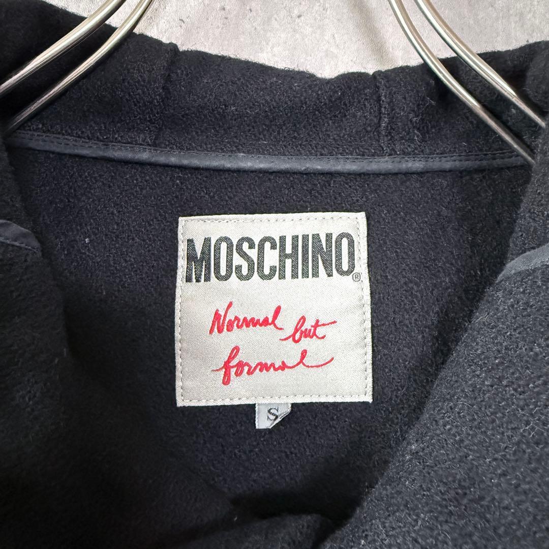 良品✨MOSCHINO モスキーノ ウール フーデットコート ヴィンテージ