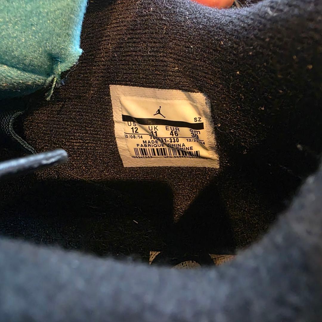 Air Jordan 4 ティール/ブラック