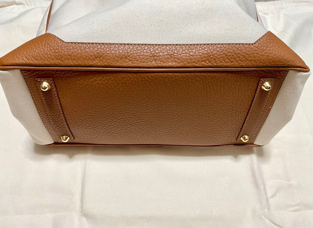 【新品未使用】ACATE　アカーテ　キャンバス×レザー　トートバッグ